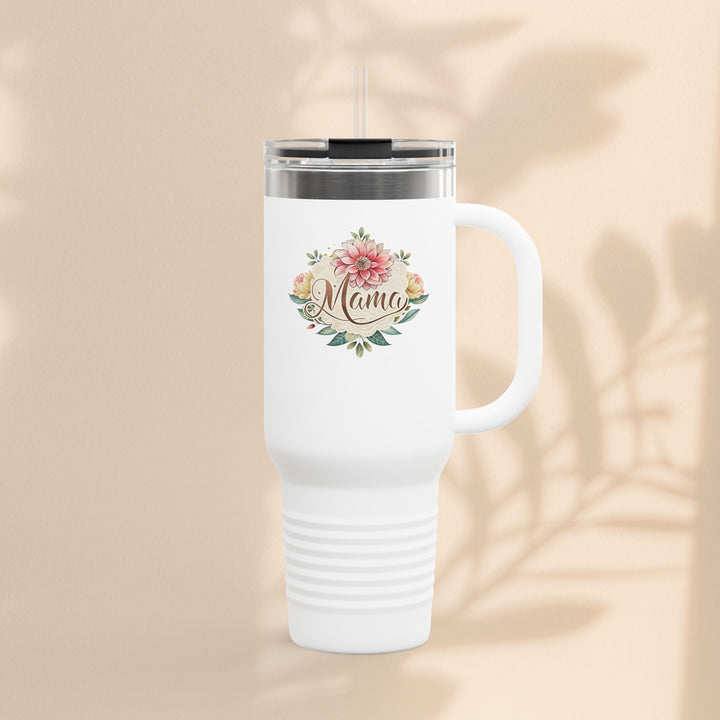 Floral Insulated Travel Mug for Moms - 40oz