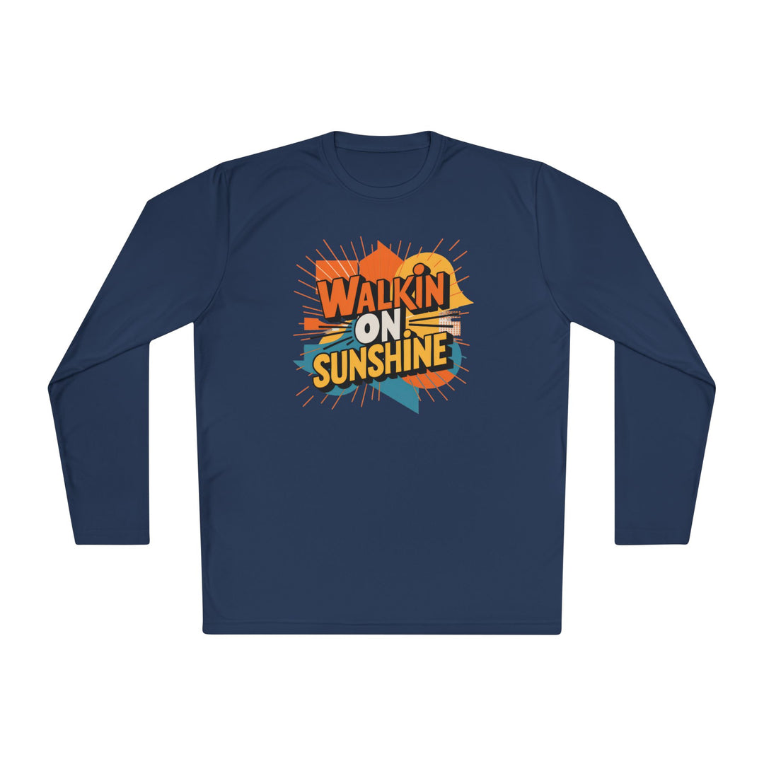 Unisex Lightweight Long Sleeve Tee - Walking On Sunshine