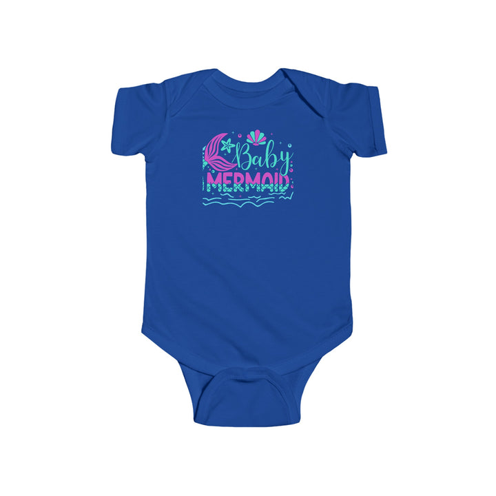 Infant Fine Jersey Bodysuit - Baby Mermaid