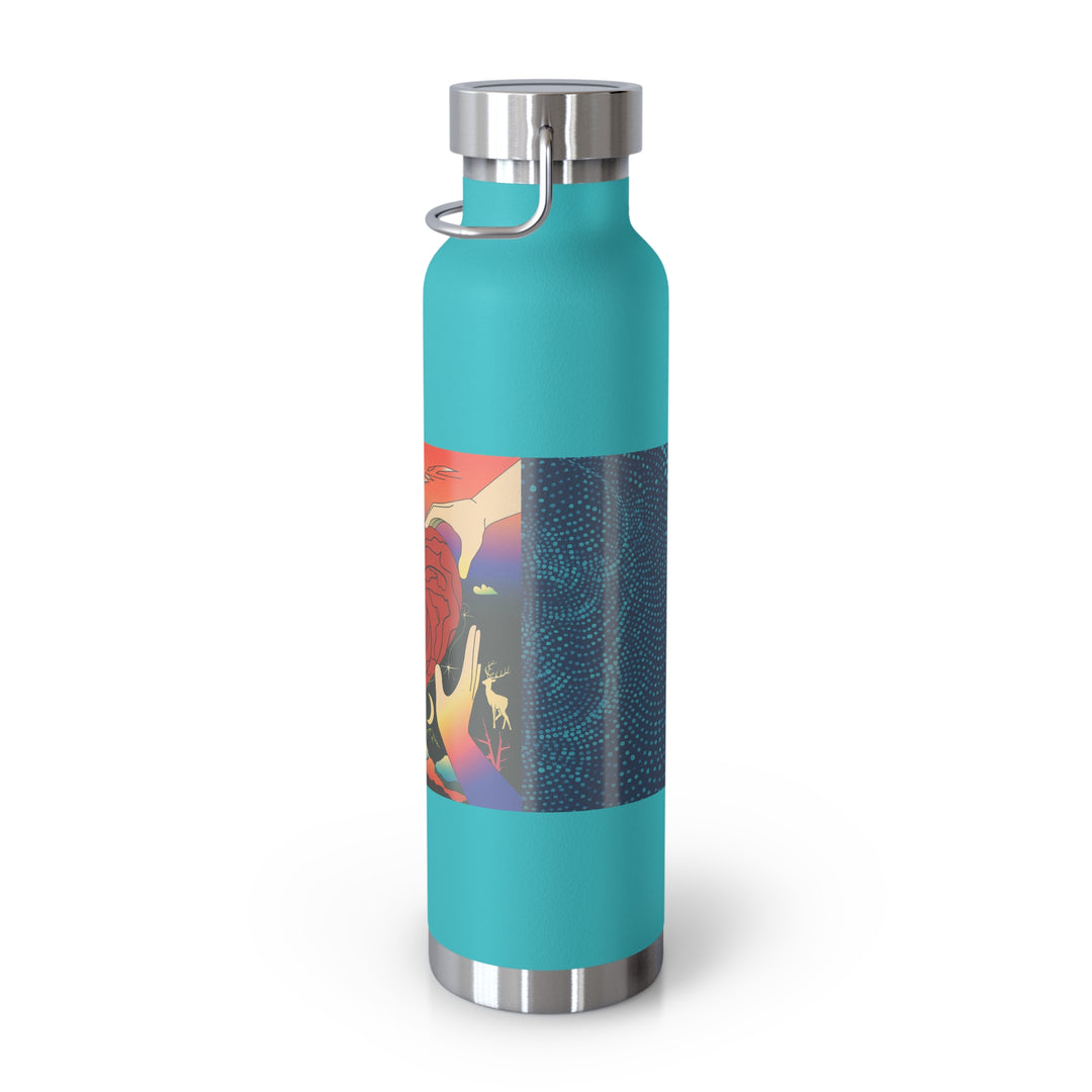 Copper Vacuum Insulated Bottle, 22oz - Give You My Heart