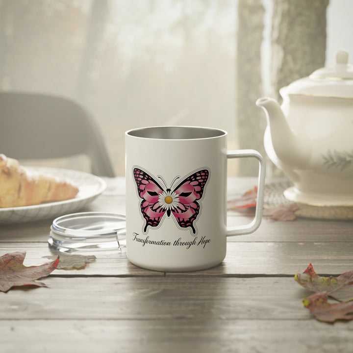 Coffee Mug - Transformation Through Hope, 10oz Insulated