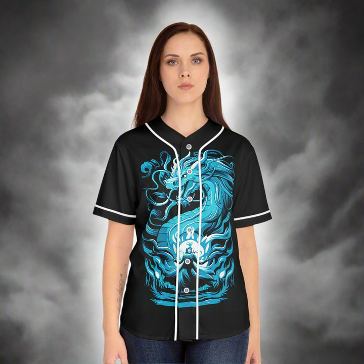 Women's Baseball Jersey - Majestic Dragon