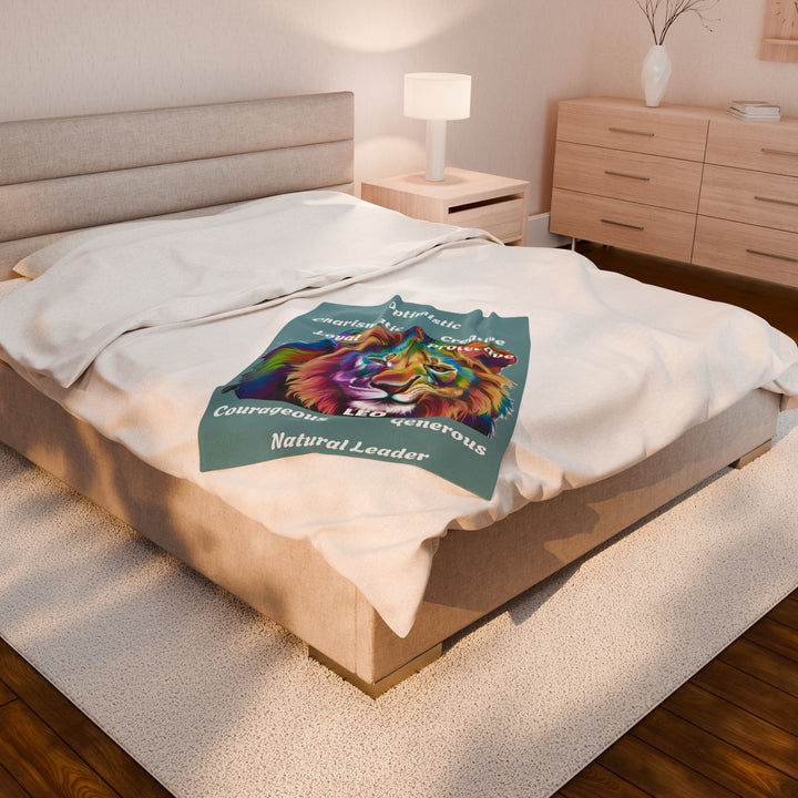 Velveteen Plush Blanket - LEO