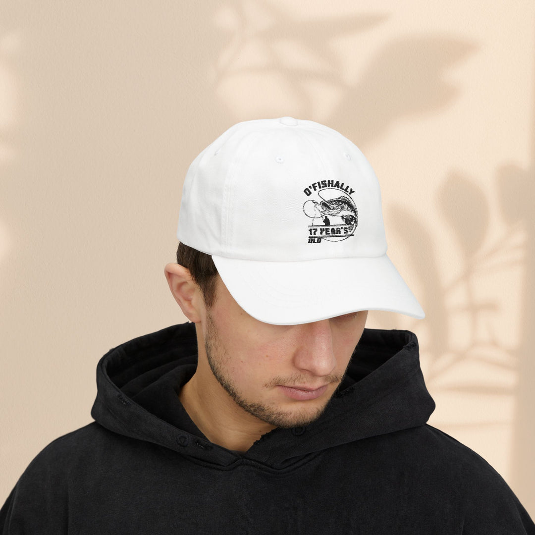 O-fish-ally 17 years old,  Fishing Classic Cap, Gift for 17 year old birthday, Outdoor Lover Cap