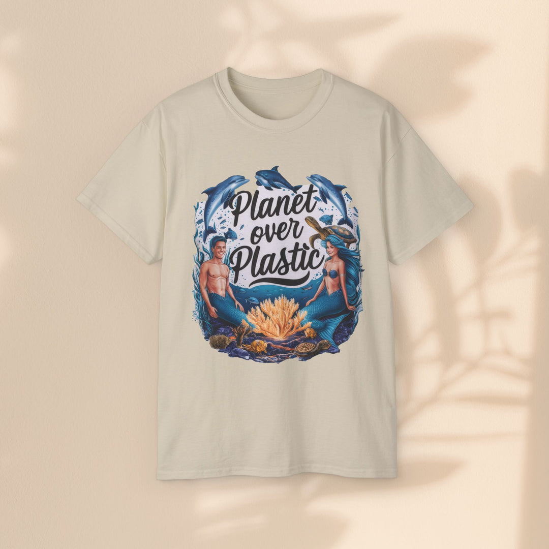 Unisex Ultra Cotton Tee - Planet Over Plastic