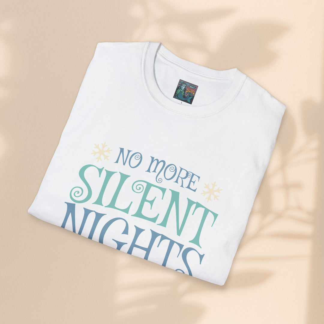 Softstyle T-Shirt - No more Silent Nights Pregnancy T-Shirt