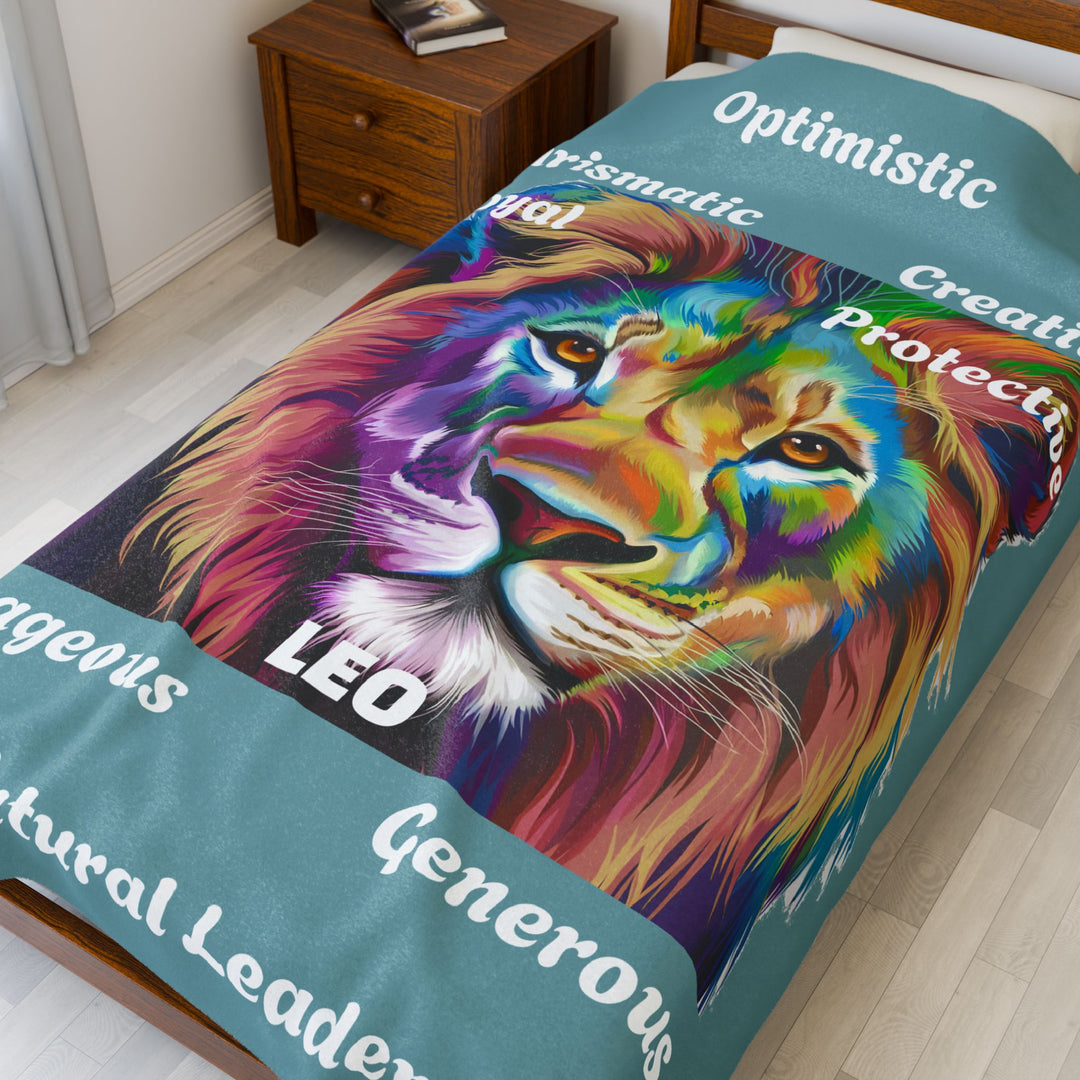 Velveteen Plush Blanket - LEO