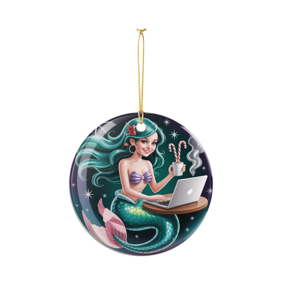 Mermaid Emailer of the Year Ceramic Decoration Ornament