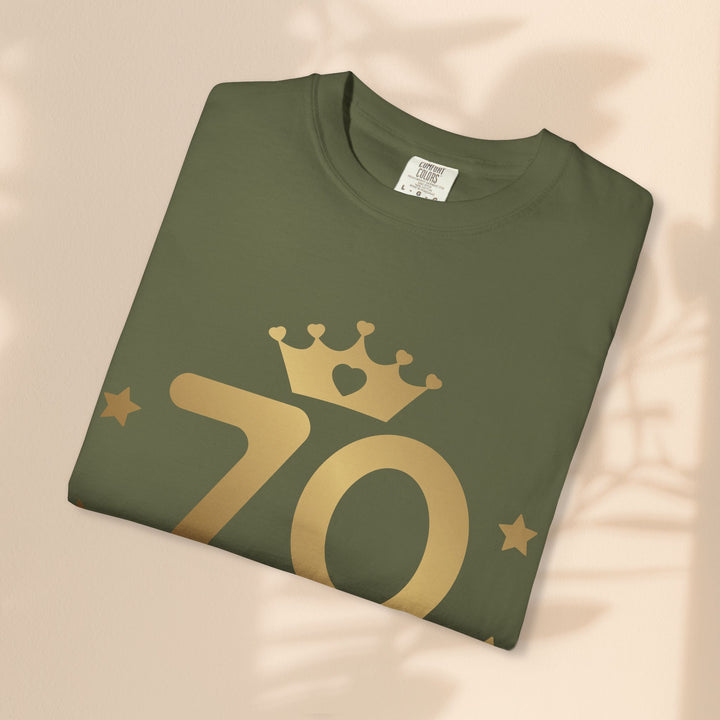 70 and Fabulous Unisex Garment-Dyed T-shirt | Birthday Celebration Tee, Gift for 70th Birthday, Vintage Style Shirt, Fun Party Wear, [...]