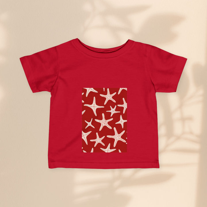 Infant Fine Jersey Tee - Red Star