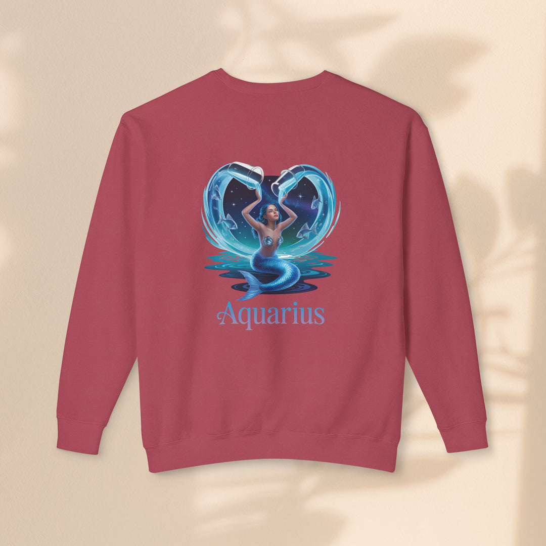 Aquarius Unisex Crewneck Sweatshirt, Zodiac Gifts, Astrology Apparel, Horoscope Sweatshirt, Birthday Gifts