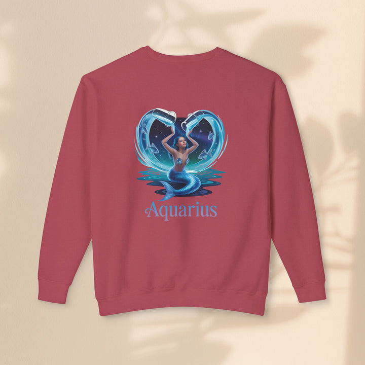 Aquarius Unisex Crewneck Sweatshirt, Zodiac Gifts, Astrology Apparel, Horoscope Sweatshirt, Birthday Gifts