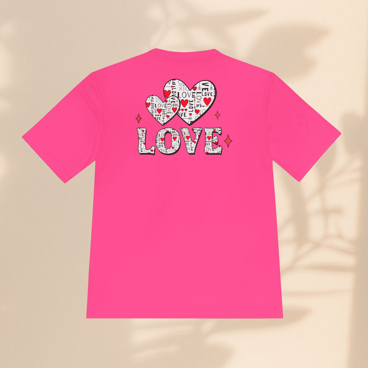 Unisex Moisture Wicking Tee - Love