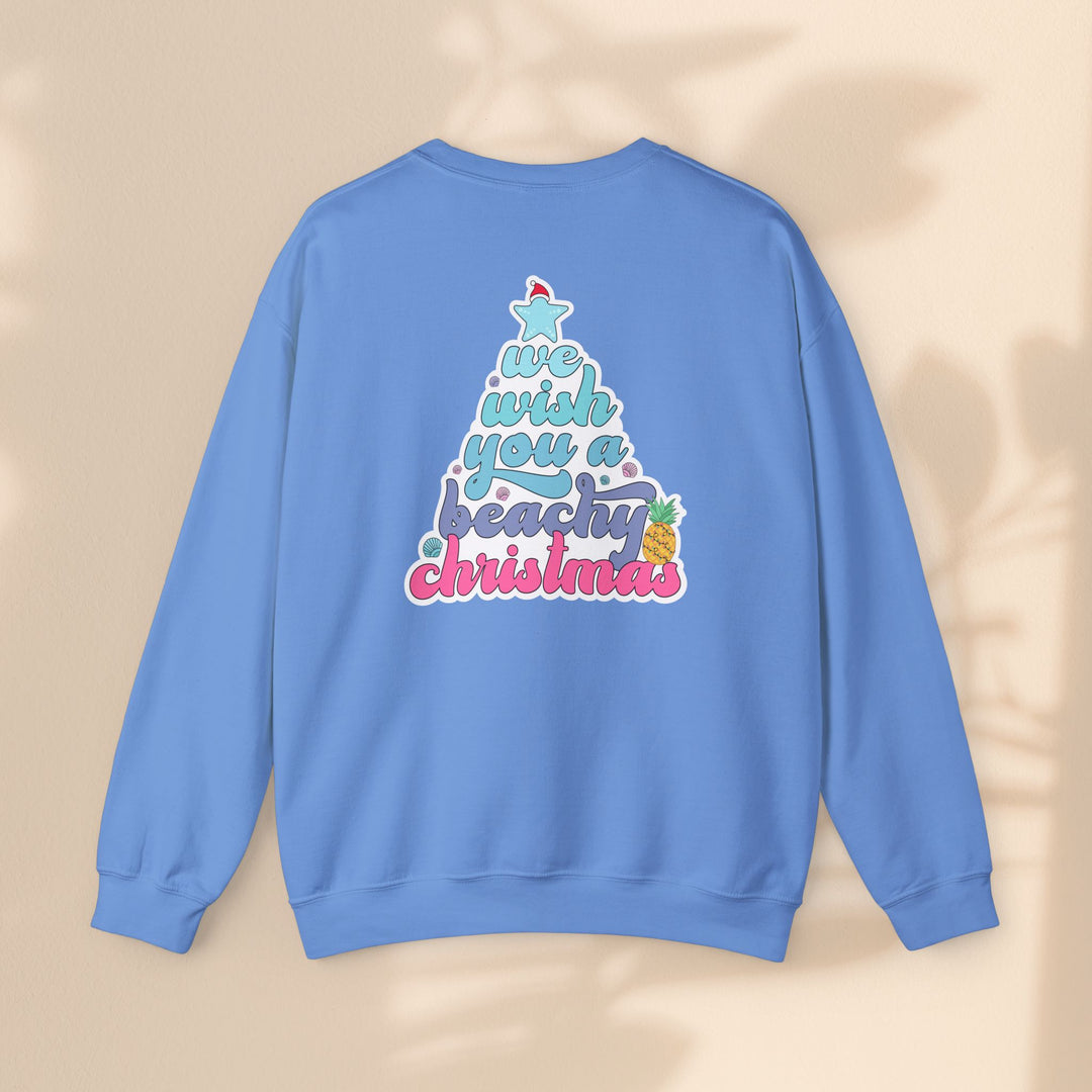 Unisex Heavy Blend™ Crewneck Sweatshirt - Beachy Christmas