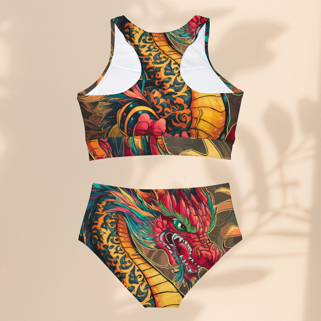 Sporty Bikini Set - Fire Dragon