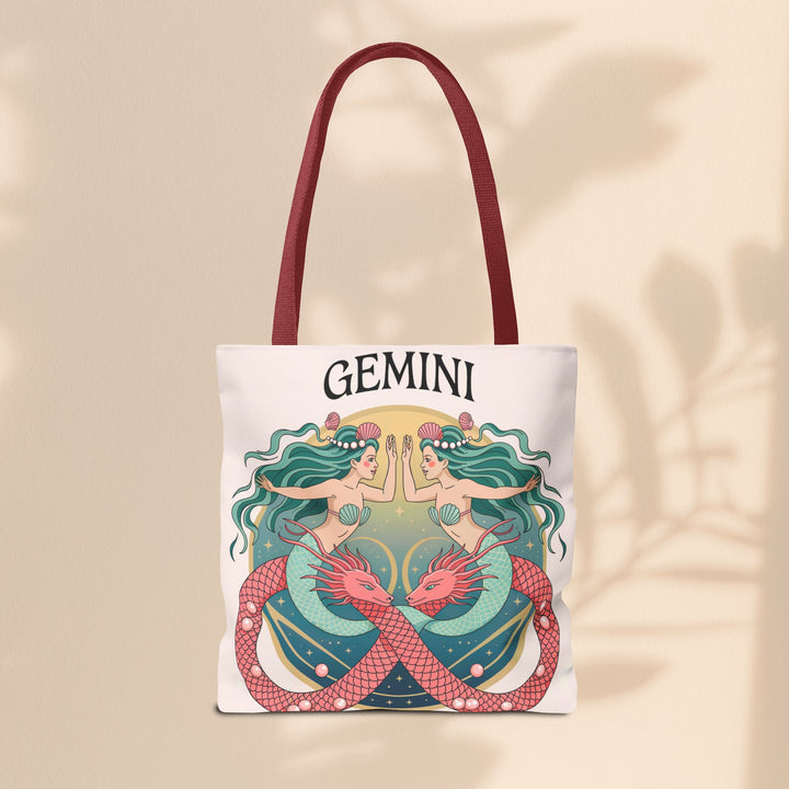 Gemini Zodiac Tote Bag, Astrological Bag, Personalized Gift, Astrology Lover, Horoscope Accessory, Birthday Present