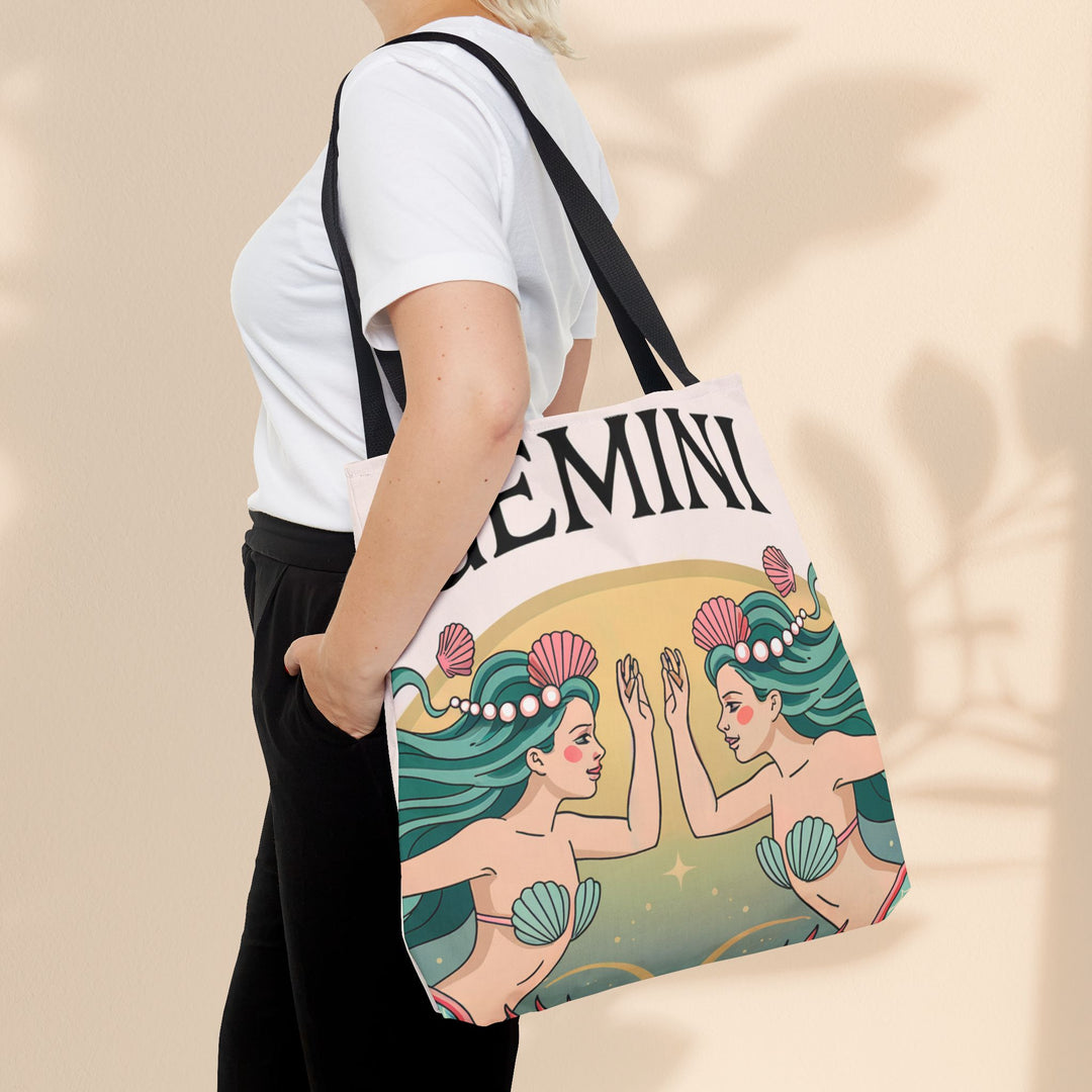 Gemini Zodiac Tote Bag, Astrological Bag, Personalized Gift, Astrology Lover, Horoscope Accessory, Birthday Present