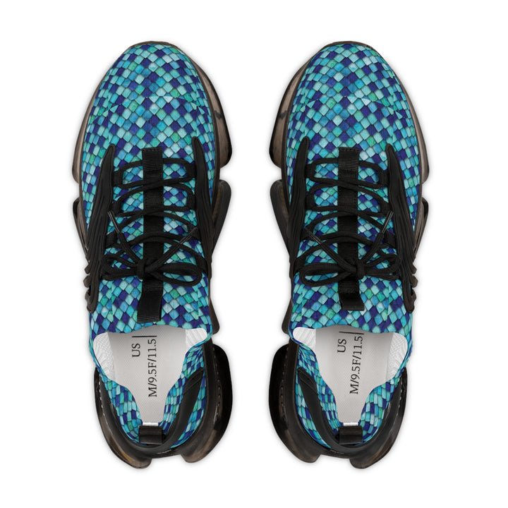 Men's Mesh Sneakers - Mermaid Scales