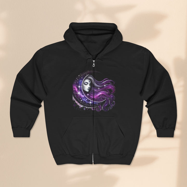 Moon Goddess - Unisex Heavy Blend™ Full Zip Hooded Sweatshirt