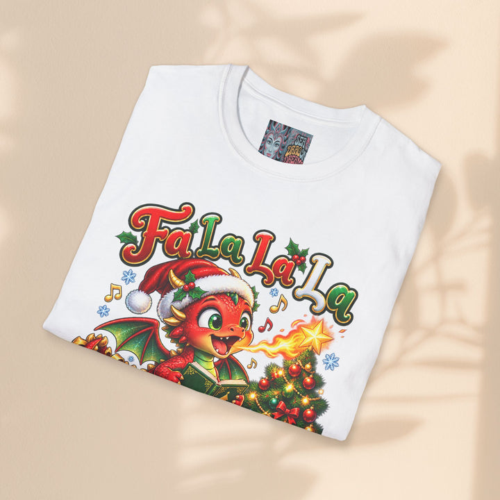 Holiday Dragon T-Shirt – Fa La La La Flame Christmas Tee