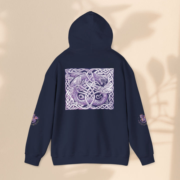 Celtic Dragon Hoodie, Gift for Fantasy Lovers