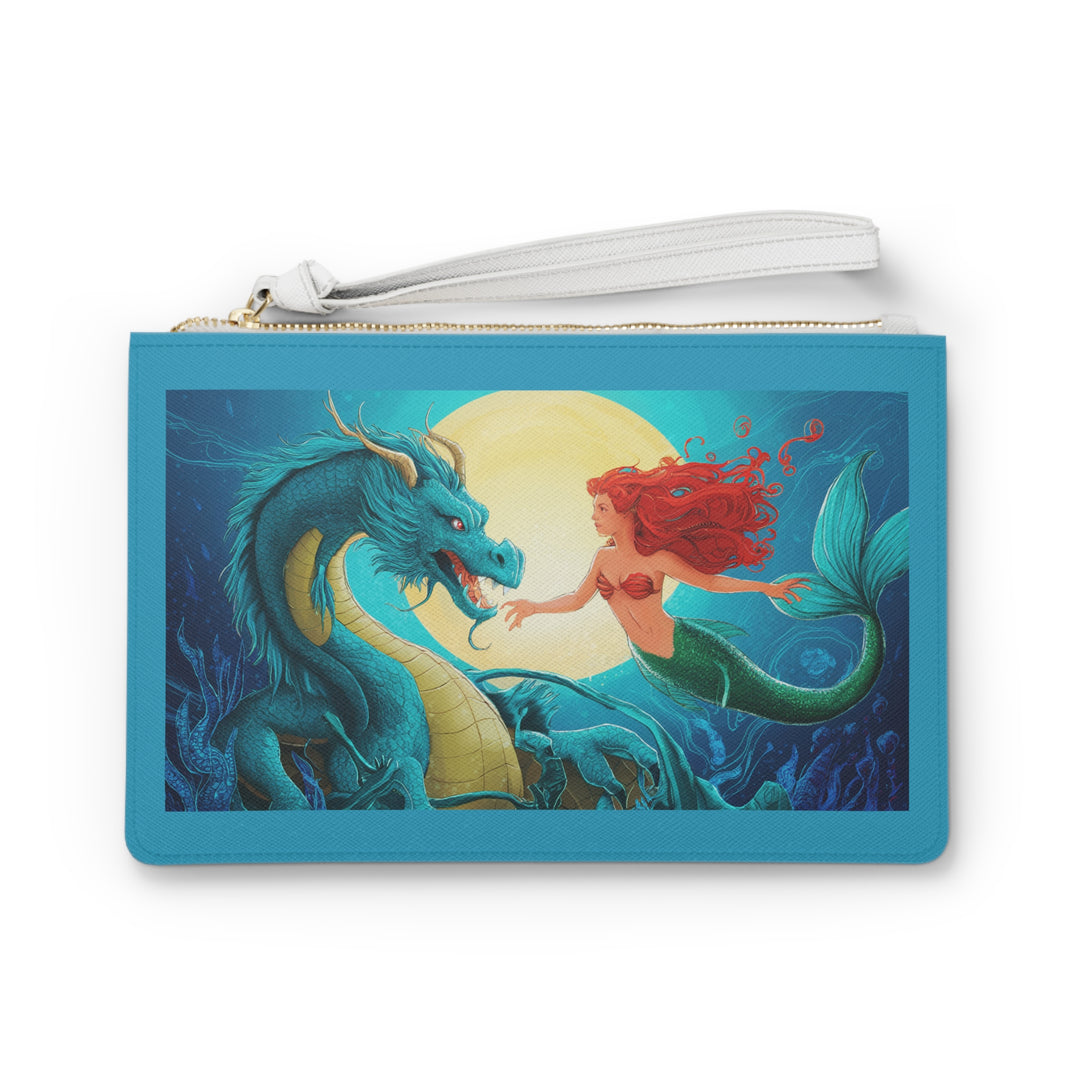 Clutch Bag - Mermaid and Her Dragon