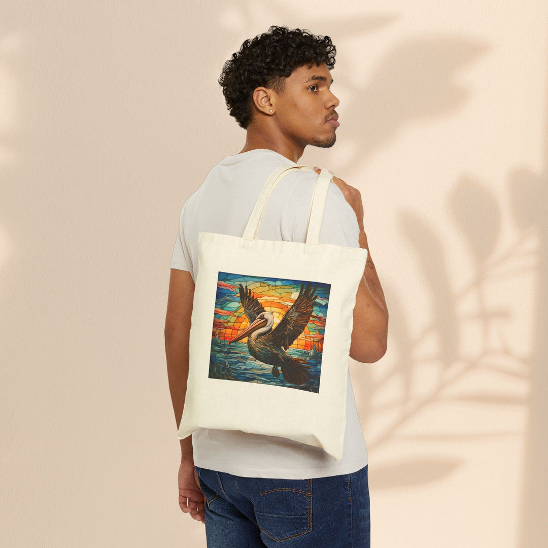 Pelican Canvas Tote Bag