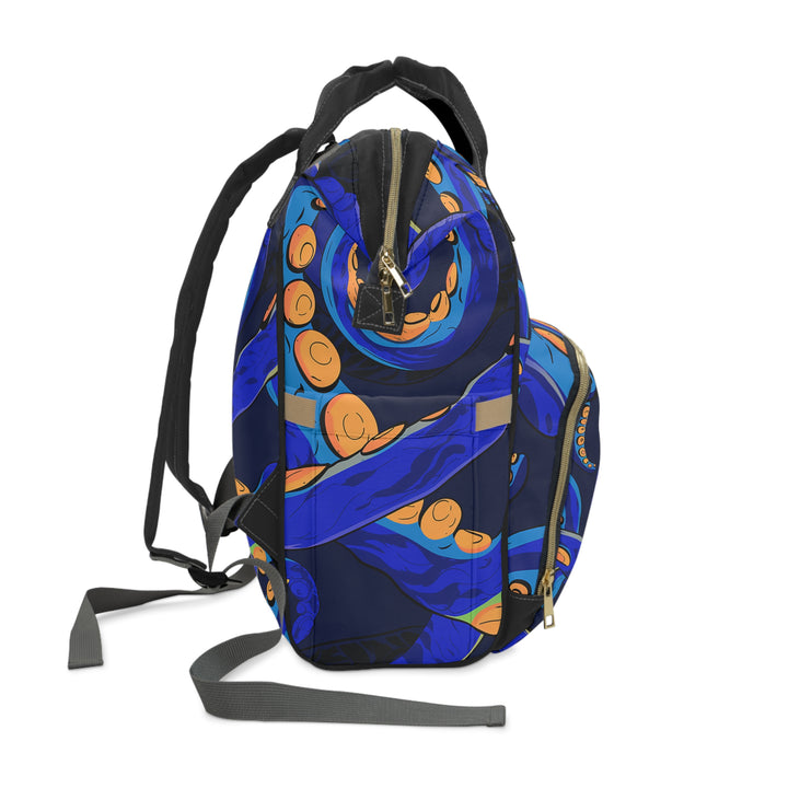 Multifunctional Diaper Backpack - Octopus Delight