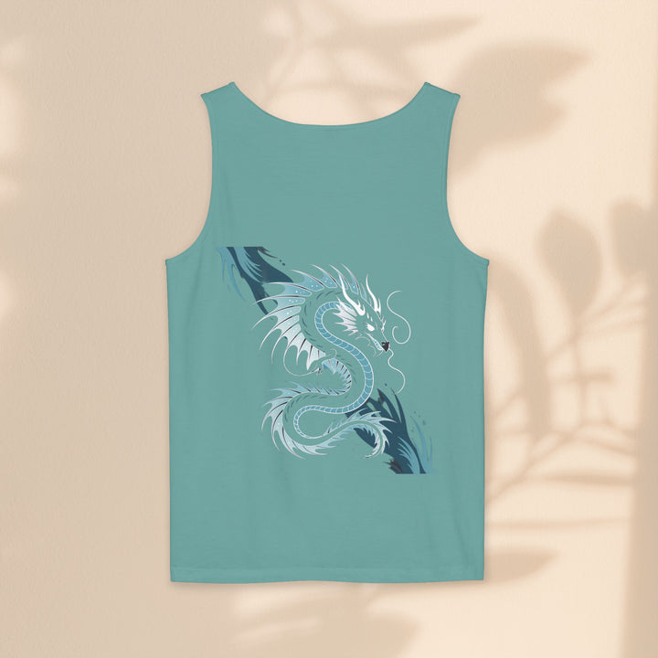 Dragon Art Unisex Tank Top - Stylish Summer Wear, Festival Apparel, Gift for Art Lovers, Beach Outfits, Cool Graphic Shirt