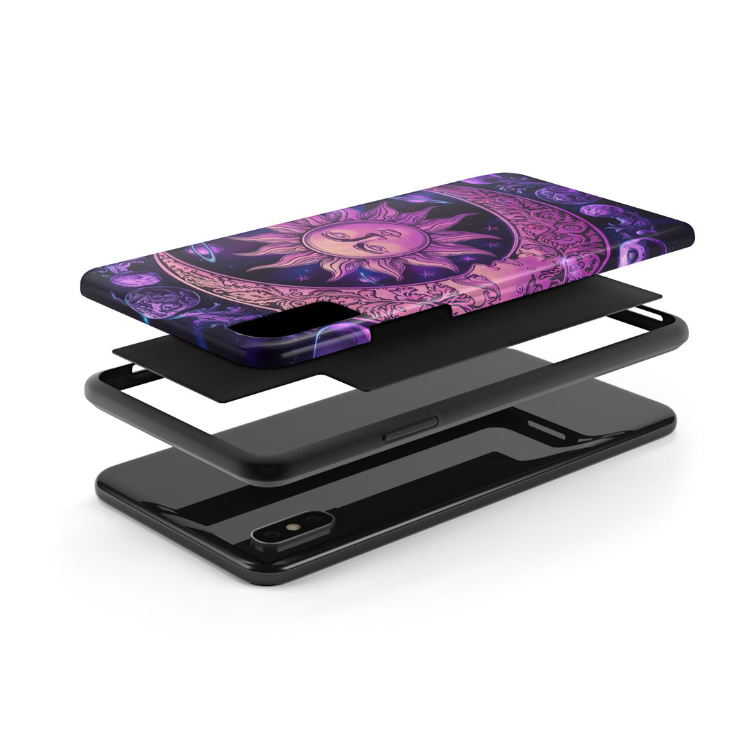 Tough Phone Cases - Purple Moon