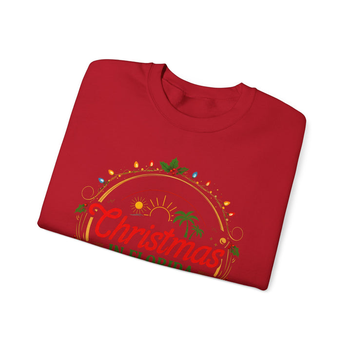 Unisex Heavy Blend™ Crewneck Sweatshirt - Christmas in Florida