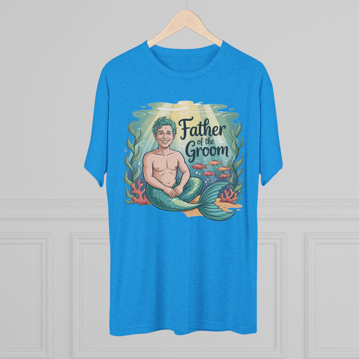 Father of the Groom Merman T-Shirt, Unique Wedding Gift, Fun Groomsmen Tee, Beach Theme Attire, Nautical Humor Shirt