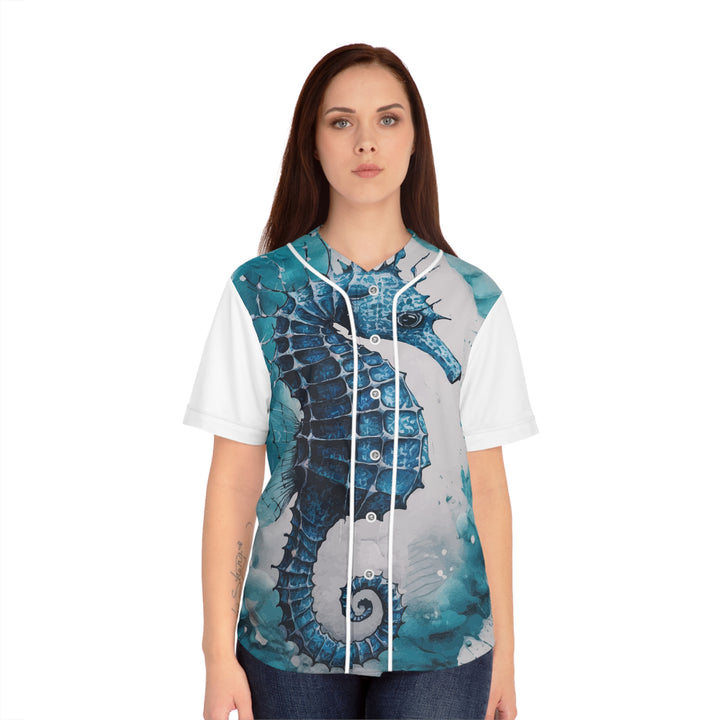 Sea Horse Women's Baseball Jersey