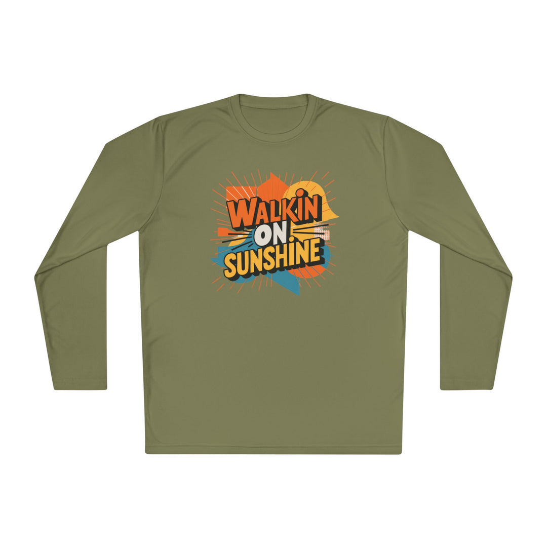 Unisex Lightweight Long Sleeve Tee - Walking On Sunshine