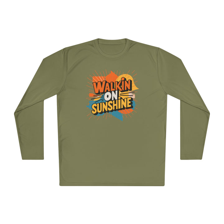 Unisex Lightweight Long Sleeve Tee - Walking On Sunshine