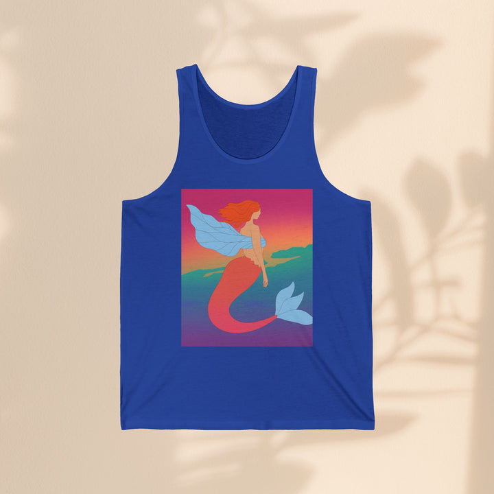 Unisex Jersey Tank - Angel Mermaid