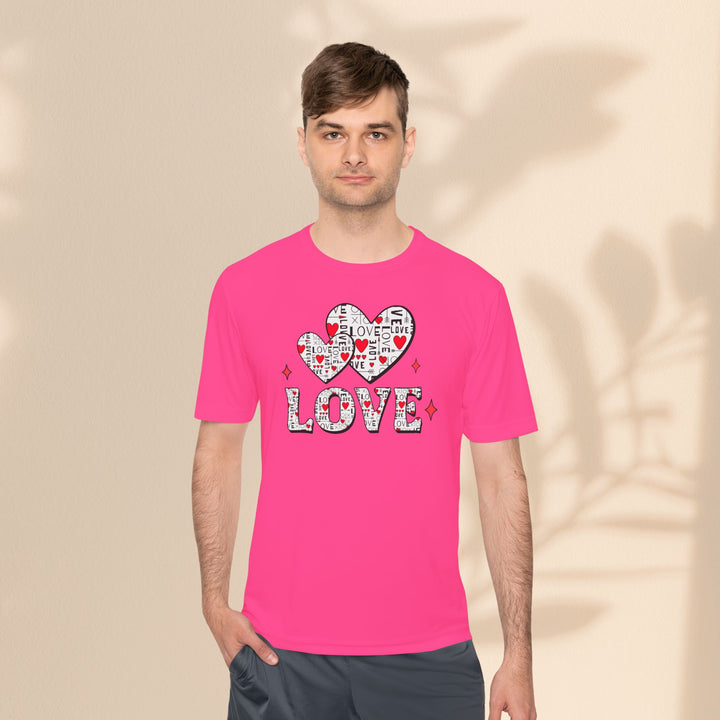 Unisex Moisture Wicking Tee - Love