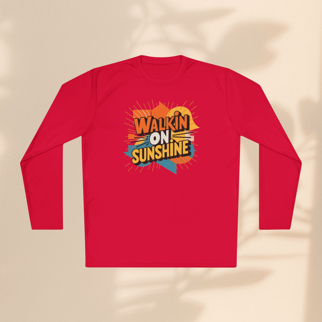 Unisex Lightweight Long Sleeve Tee - Walking On Sunshine