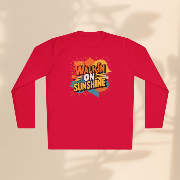 Unisex Lightweight Long Sleeve Tee - Walking On Sunshine