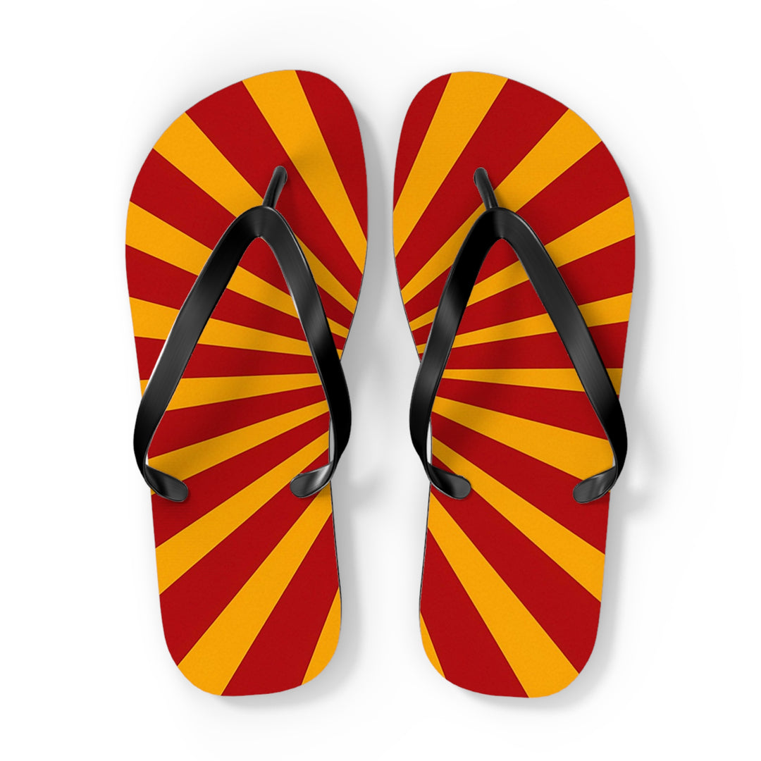 Flip Flops - Red Yellow