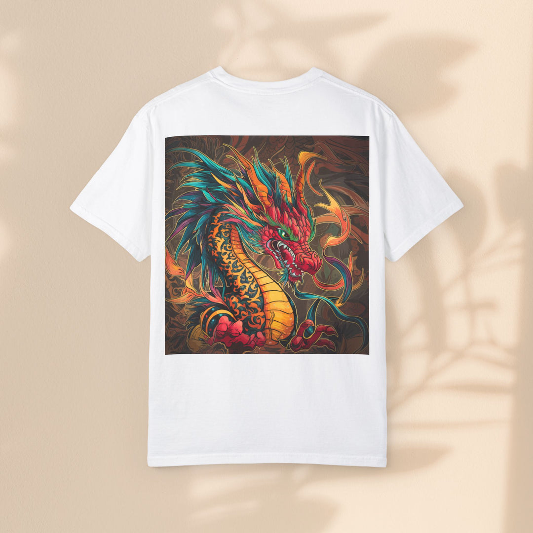 Unisex Garment-Dyed T-shirt - Fire Dragon