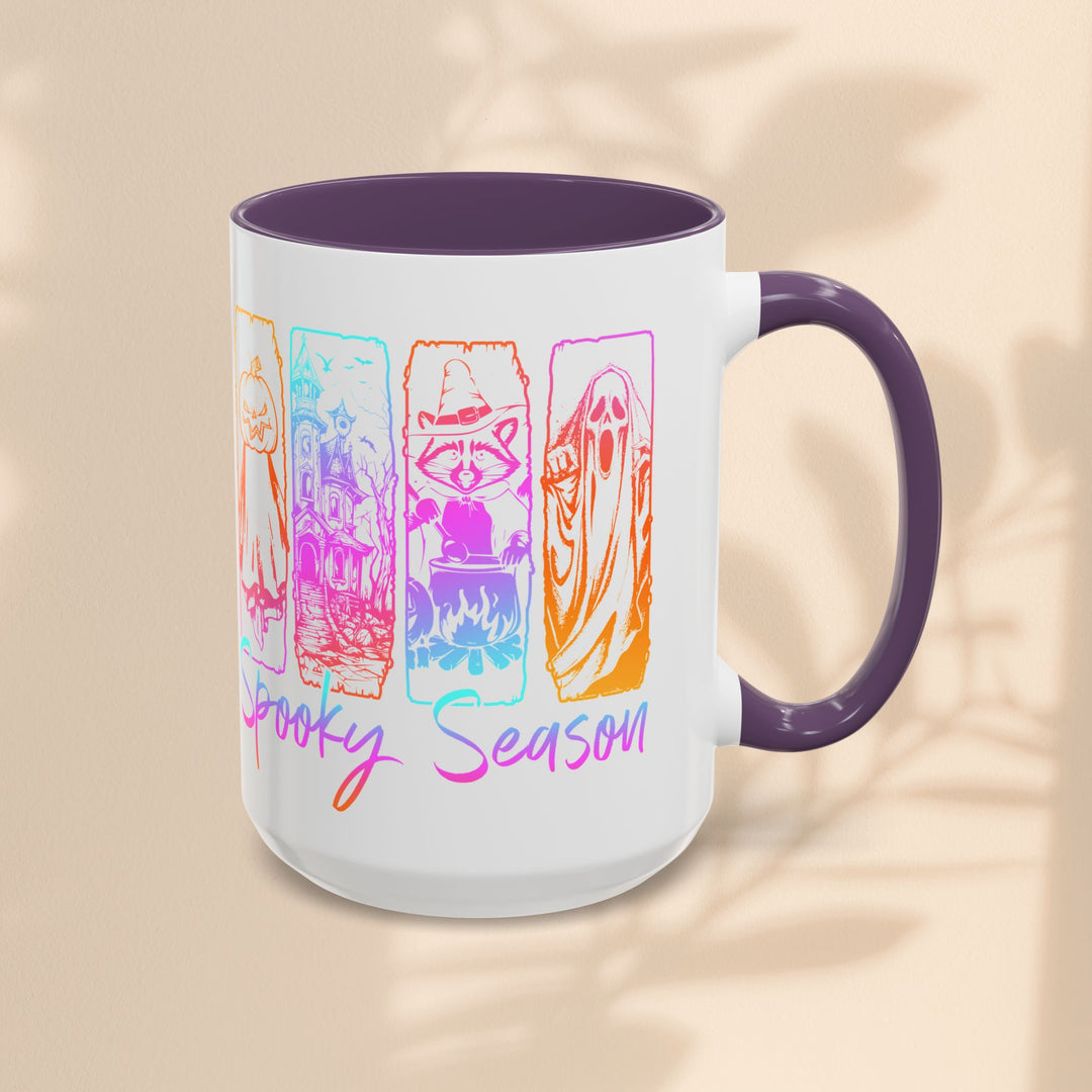 Spooky Season Accent Coffee Mug – Halloween Ceramic Cup (11oz, 15oz)