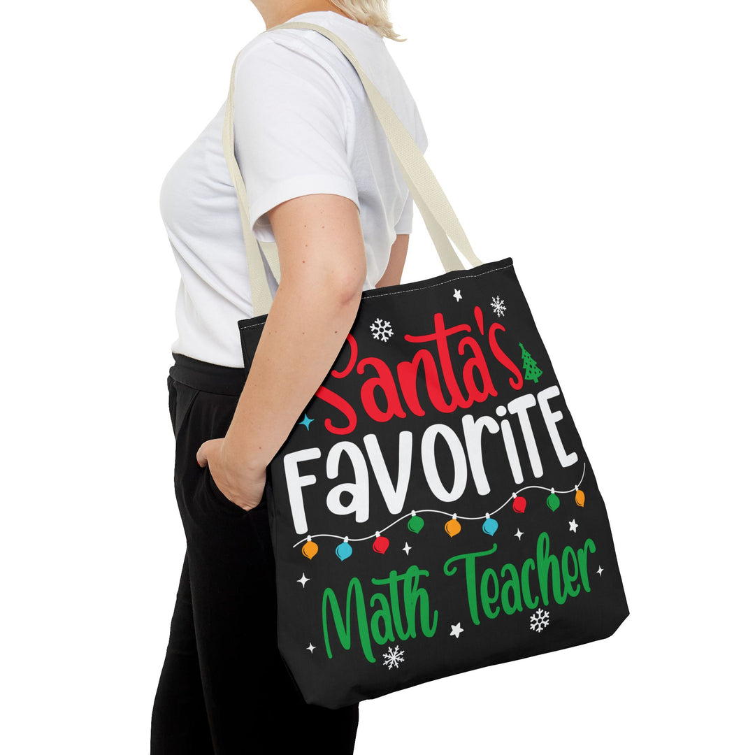 Tote Bag  - Santa's Favorite Math Teacher