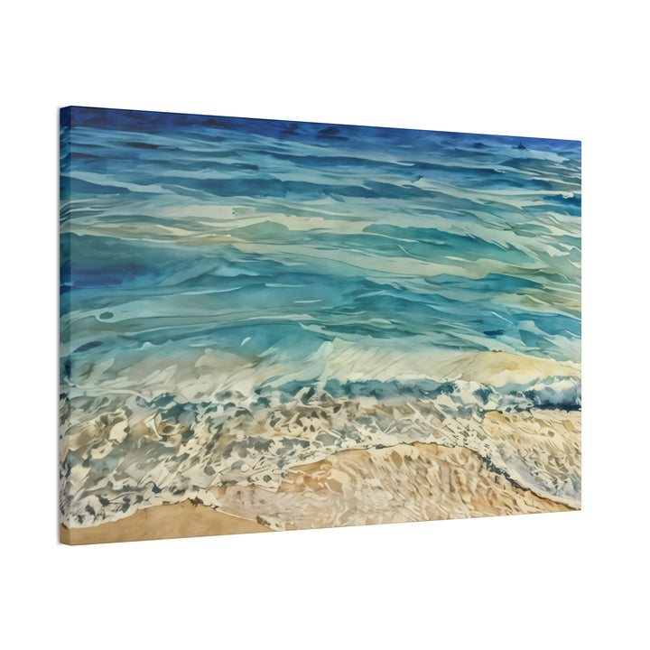 Stretched Beach Art Canvas Print