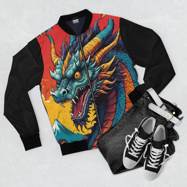 Men's Bomber Jacket  - Japanese Dragon