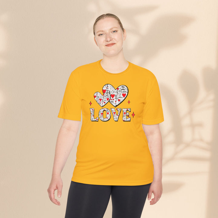 Unisex Moisture Wicking Tee - Love