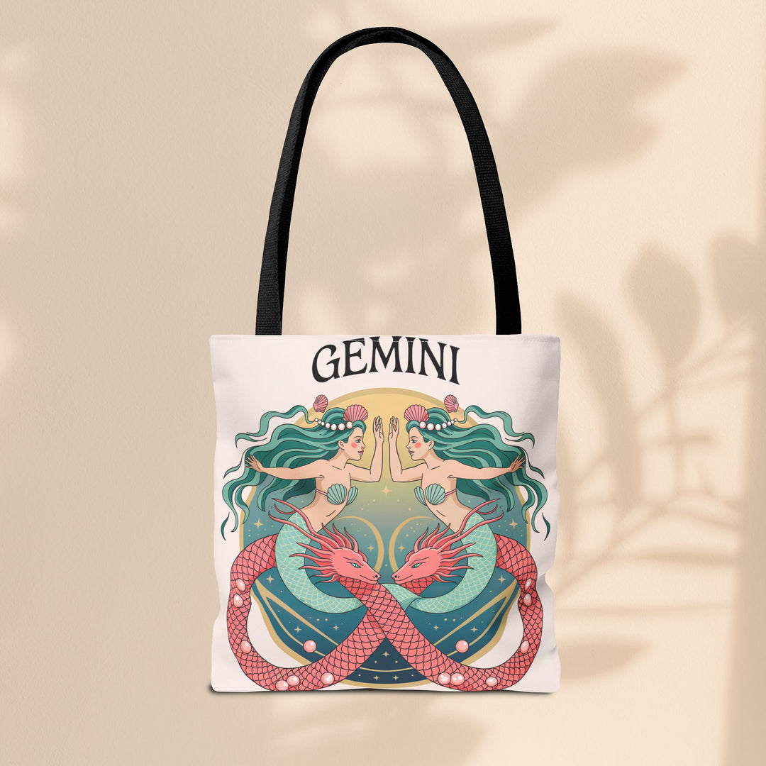 Gemini Zodiac Tote Bag, Astrological Bag, Personalized Gift, Astrology Lover, Horoscope Accessory, Birthday Present