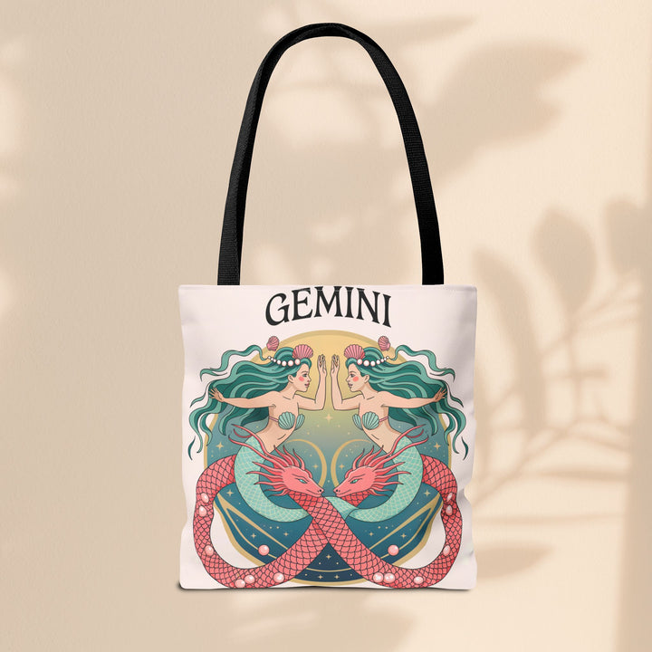 Gemini Zodiac Tote Bag, Astrological Bag, Personalized Gift, Astrology Lover, Horoscope Accessory, Birthday Present