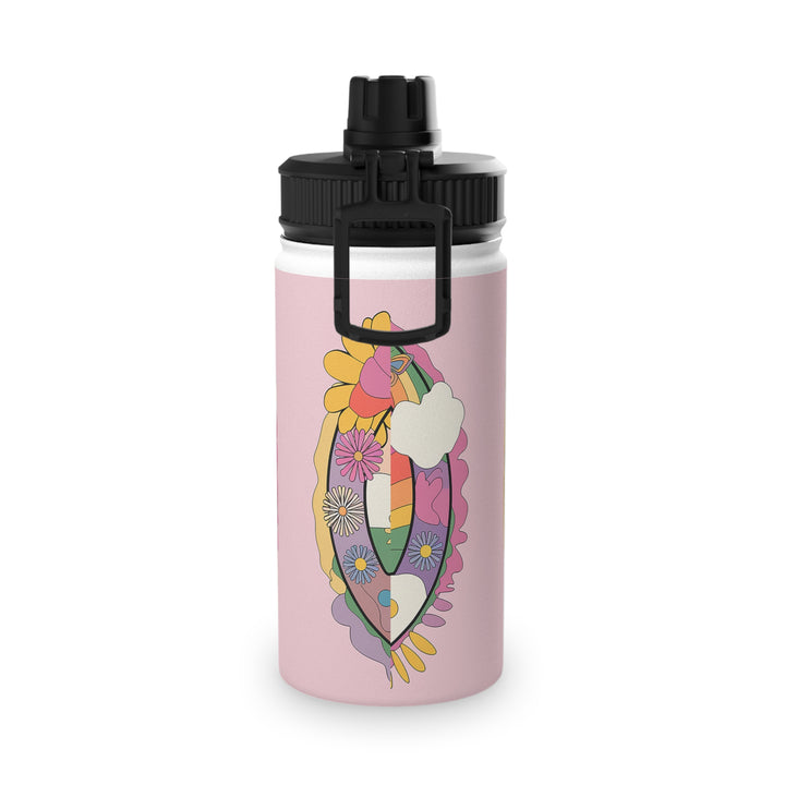 Stainless Steel Water Bottle, Sports Lid - Sign of Peace Coming