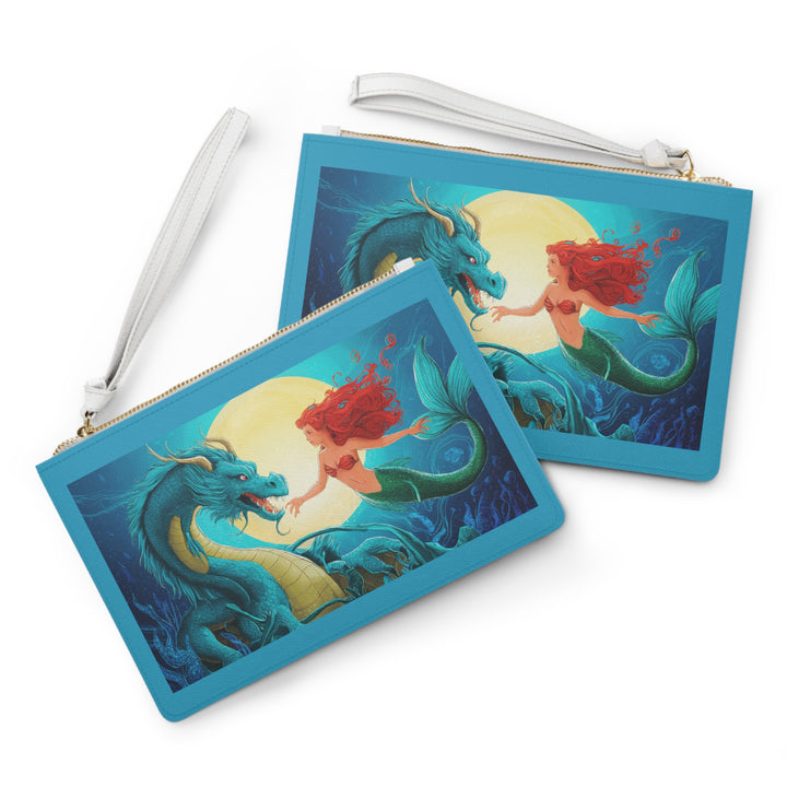 Clutch Bag - Mermaid and Her Dragon